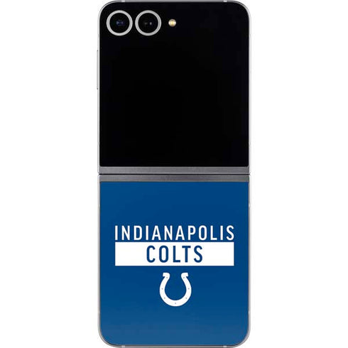 NFL Indianapolis Colts Blue Performance Series Galaxy Z Flip6 Skin